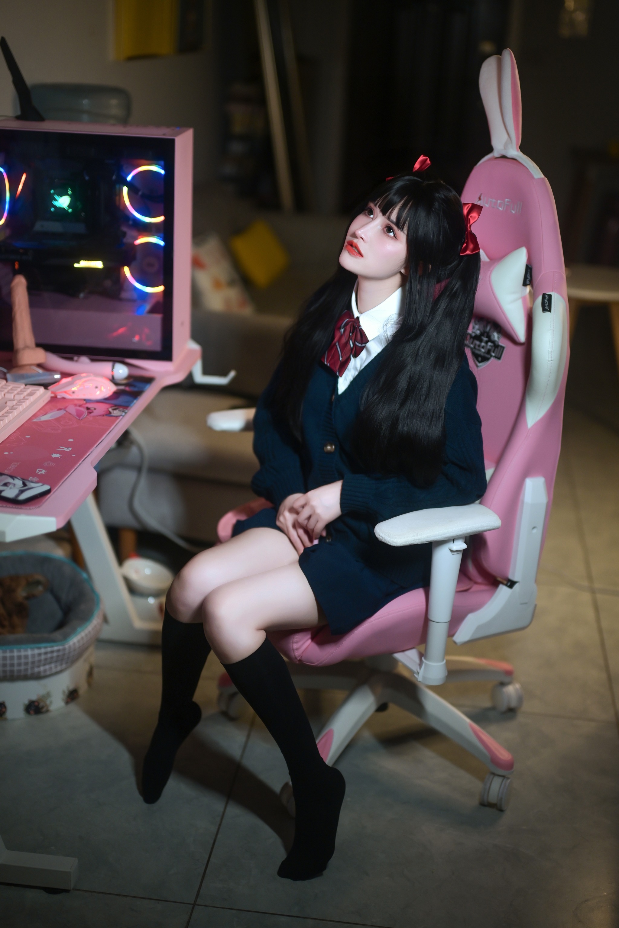 鹿八岁baby - NO.006 鹿八岁 少女的悸动XJK双马尾[120P1V]-XikXak